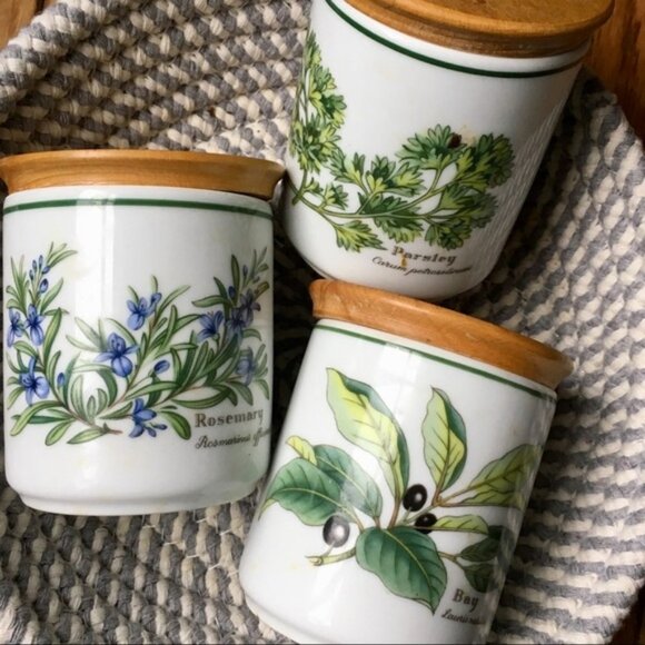 Vintage Royal Worcester Porcelain Spice Jar - Parsley - Picture 3 of 4